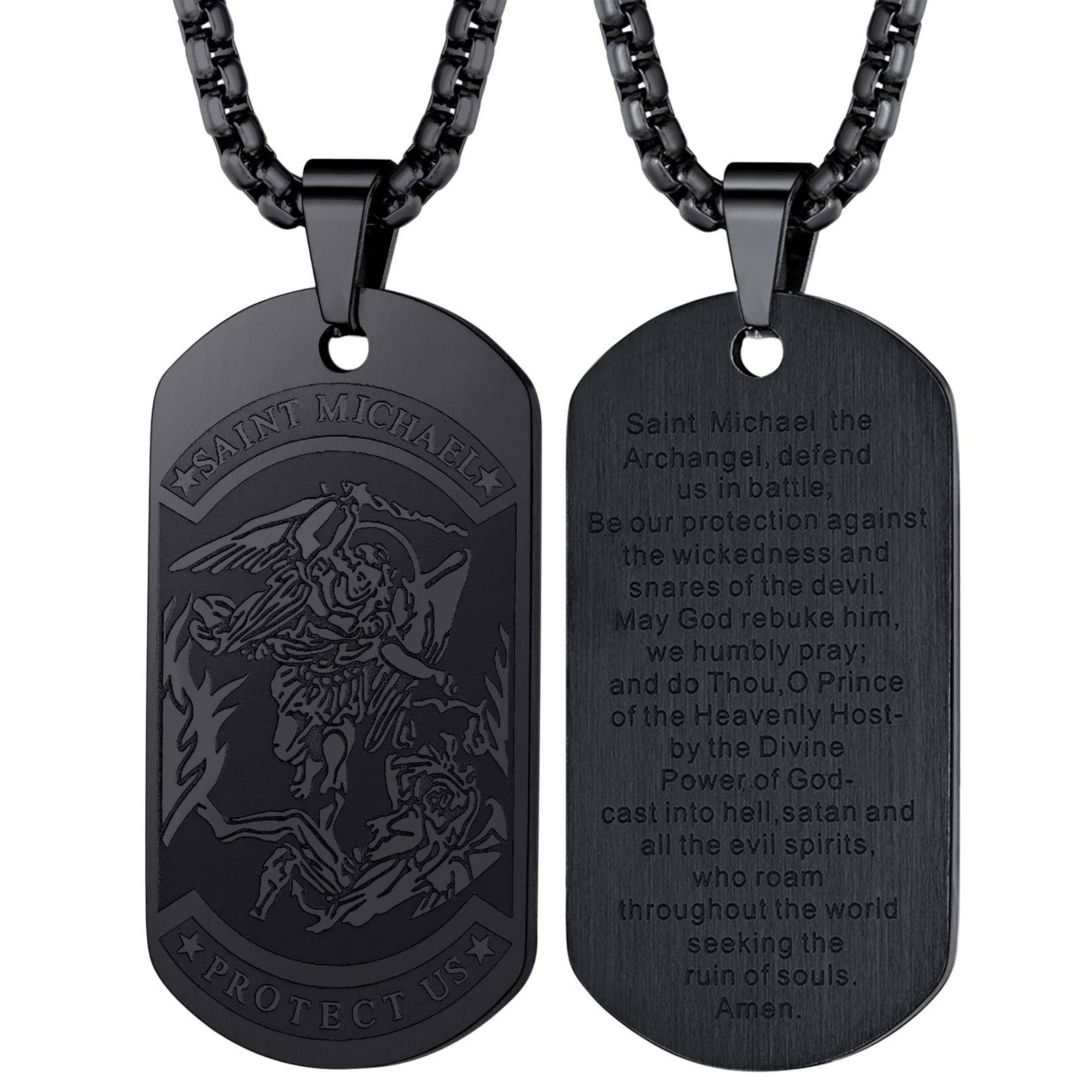 Saint Michael Pendant Necklace