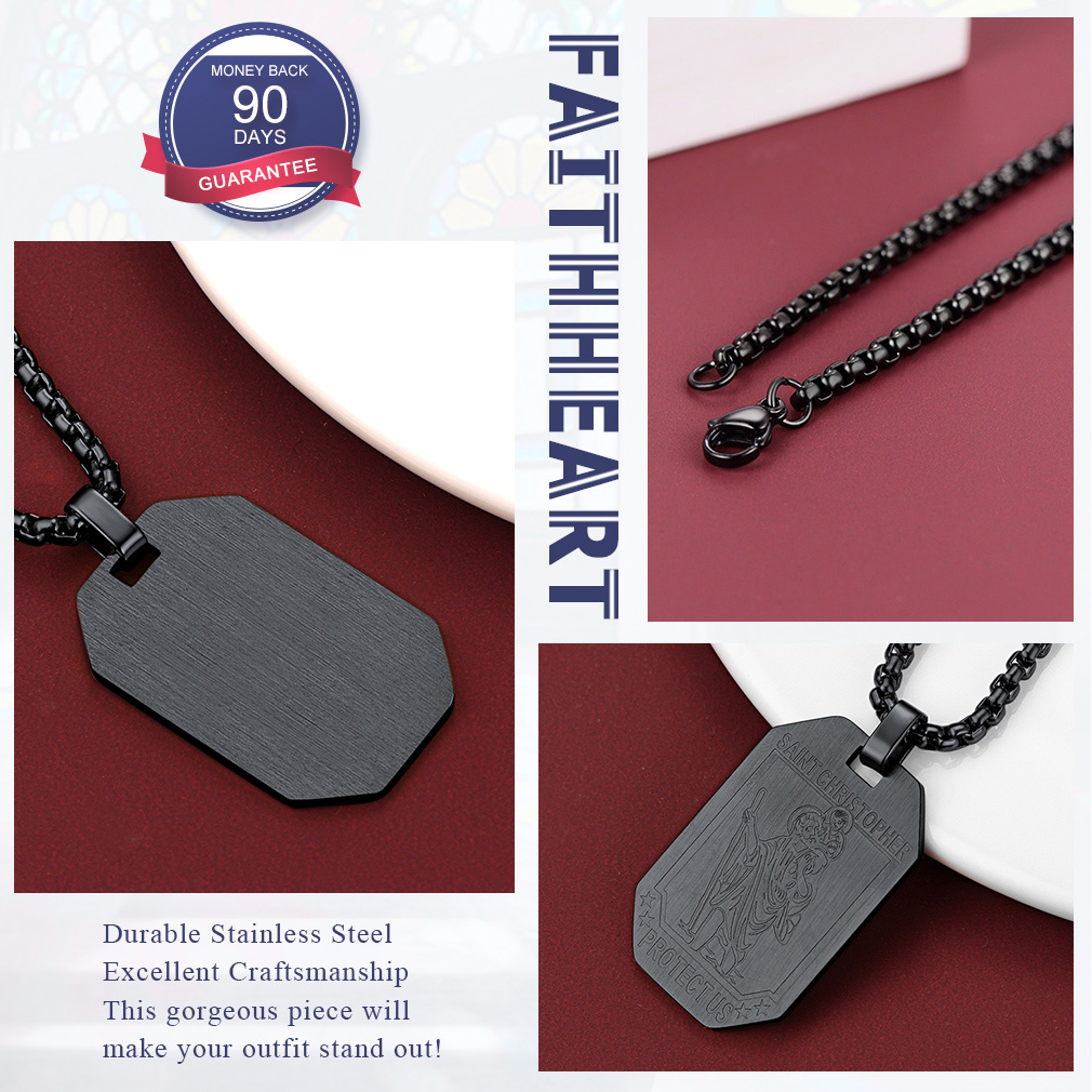 Stainless steel chain and lobster clasp necklace detail