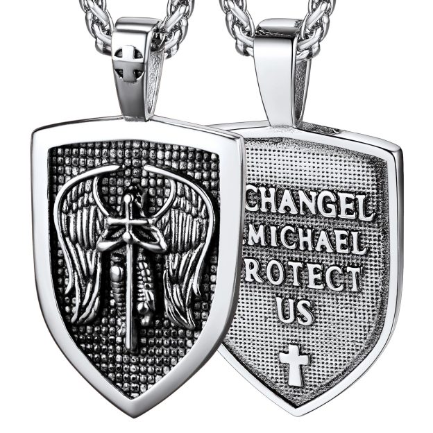 St. Michael Shield Necklace