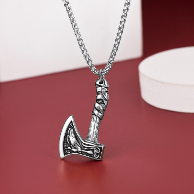 Viking Thor Axe Necklace