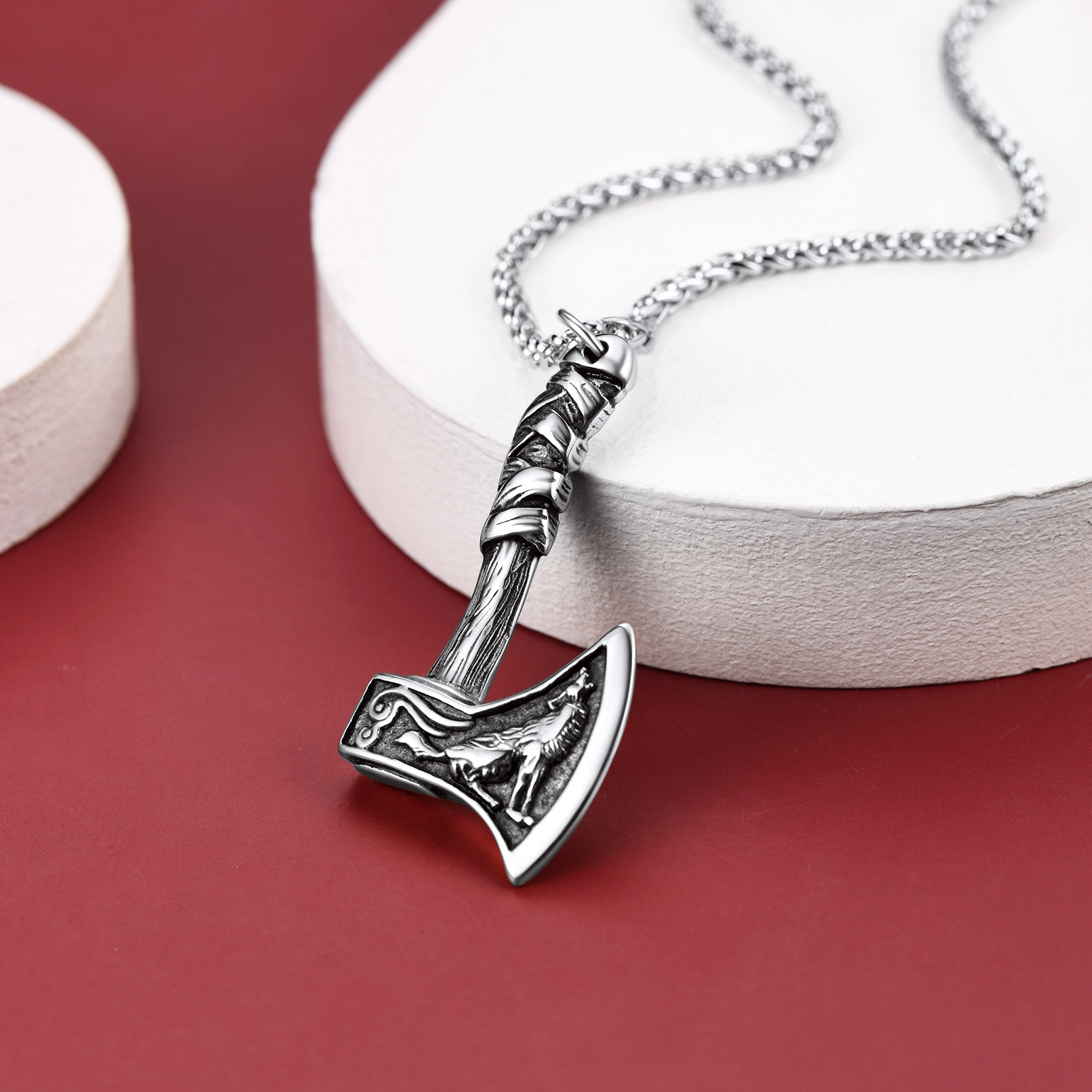 Viking Thor Axe Necklace