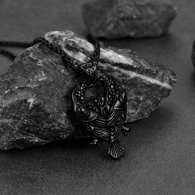 Celtic Raven Necklace