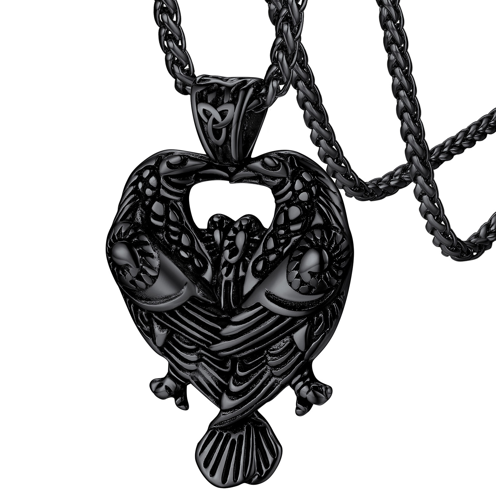 Celtic Raven Necklace