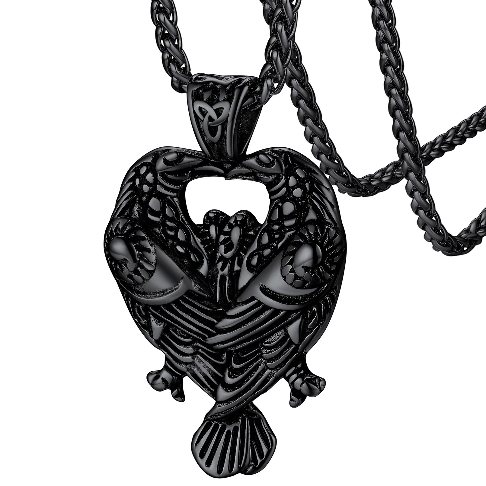Celtic Raven Necklace
