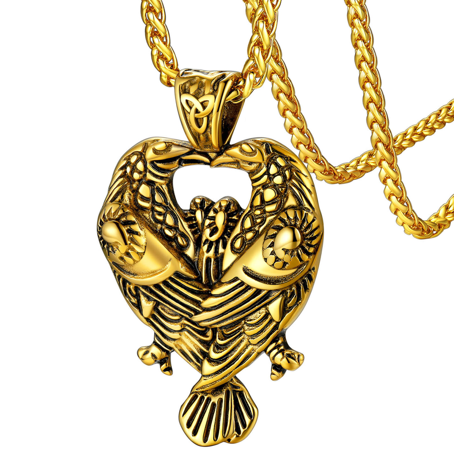 Celtic Raven Necklace