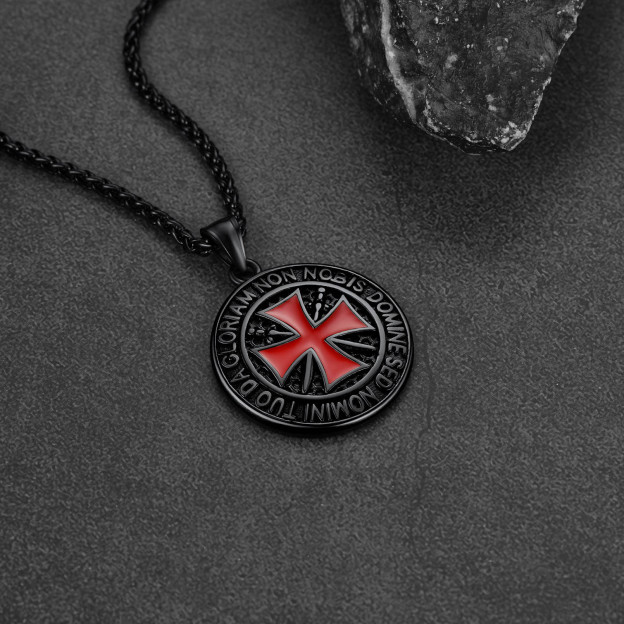 Stainless Steel Knights Templar Necklace