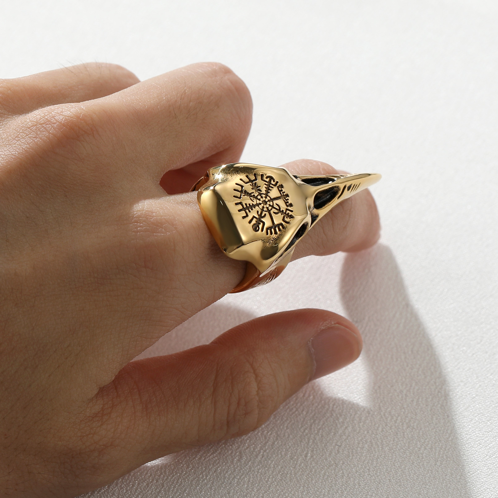 Gothic Cool Men's Rings Size 10