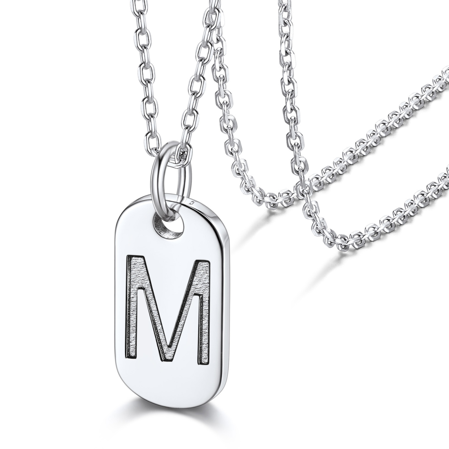 Sterling Silver Letter Necklace