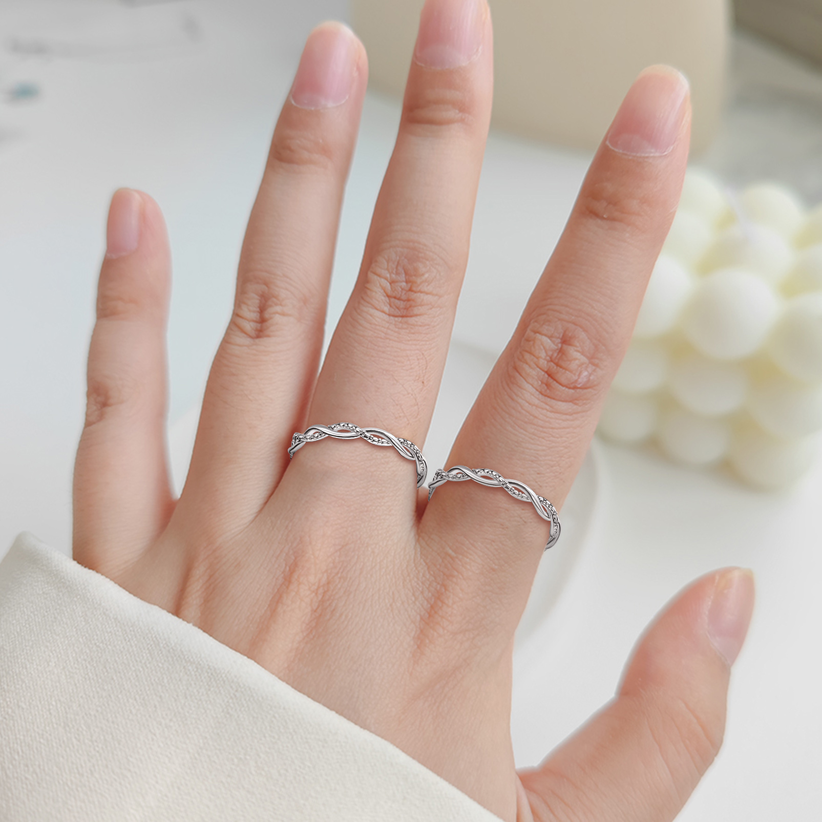 Sterling Silver Twist Ring