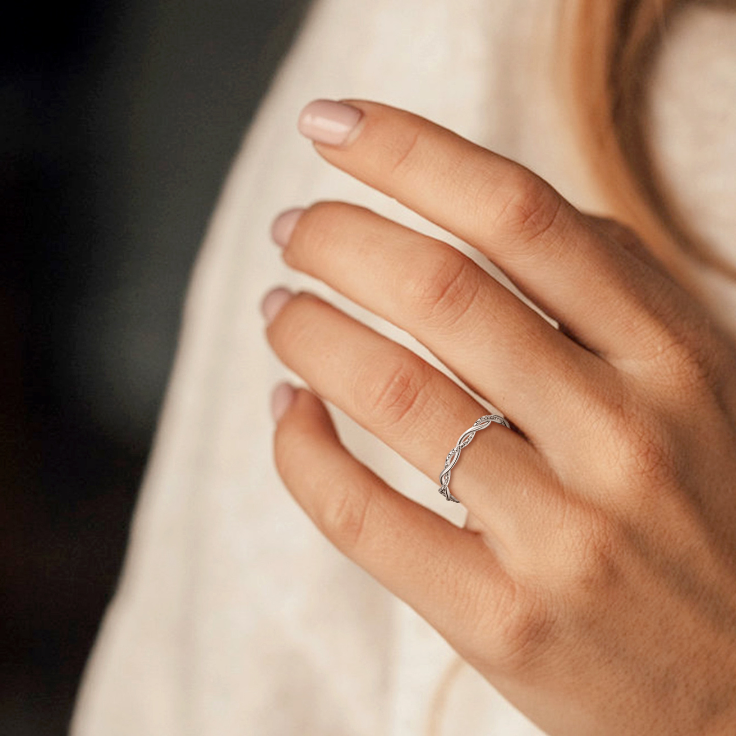 Sterling Silver Twist Ring