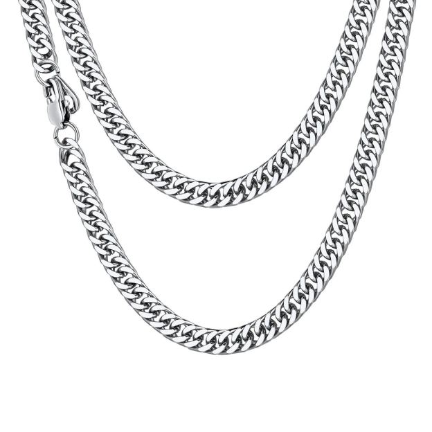 Miami Curb Link Chain 5MM Stainless Steel