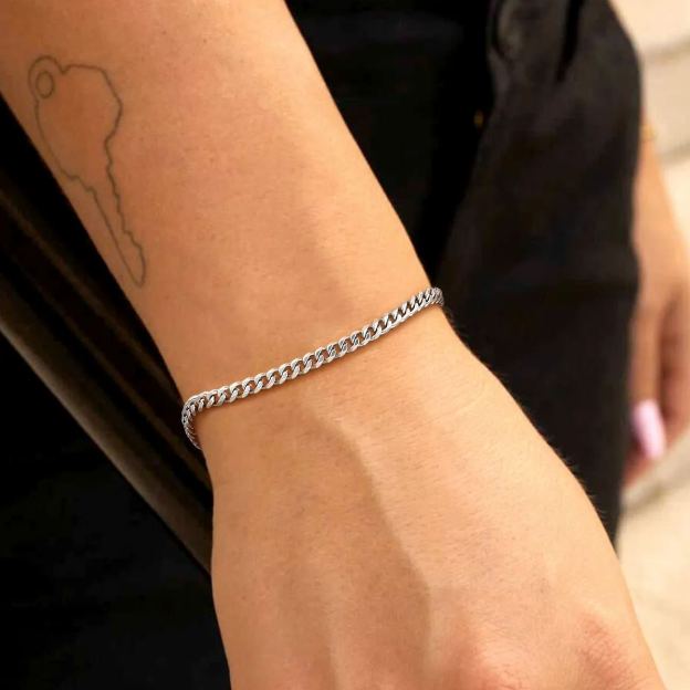PROSTEEL Cuban Chain Link Bracelet Stainless Steel Bracelets for Men