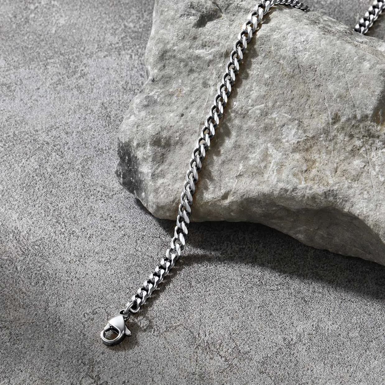 PROSTEEL Cuban Chain Link Bracelet Stainless Steel Bracelets for Men