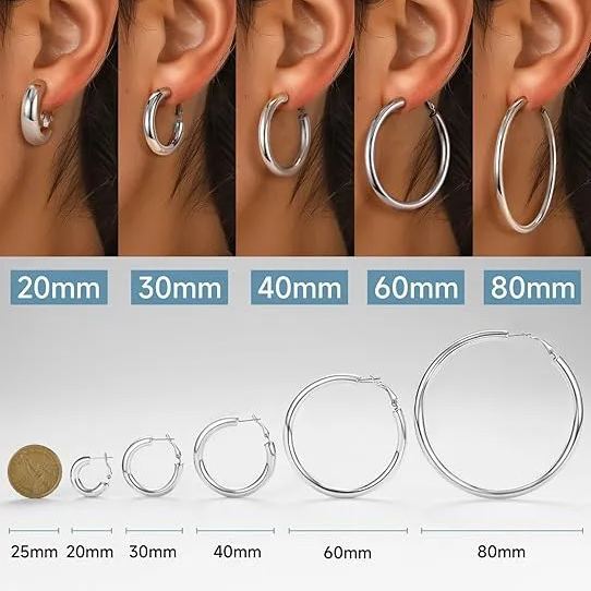 Hypoallergenic Gold Hoop Earrings