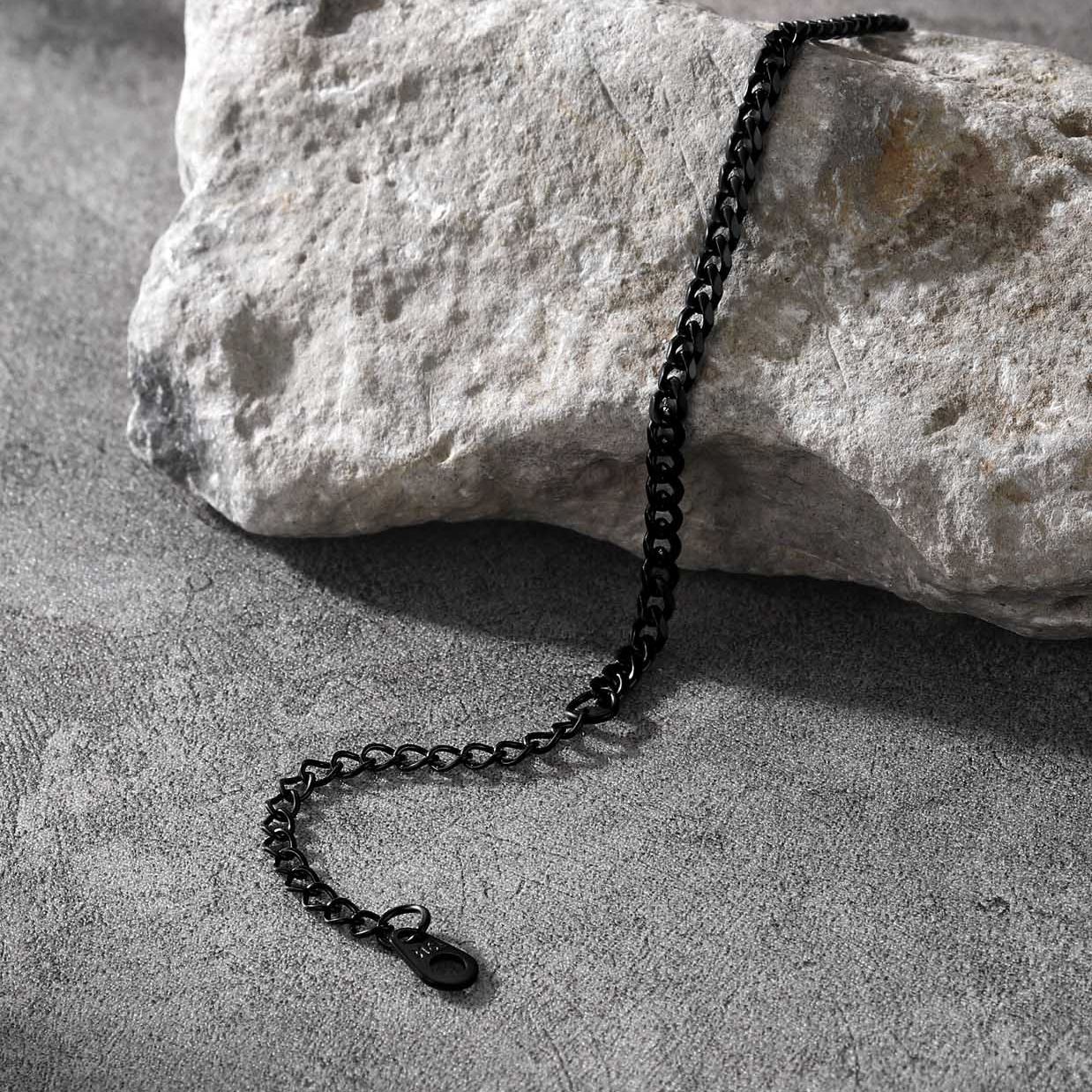 Stainless Steel Black Bracelet Cool Bracelets