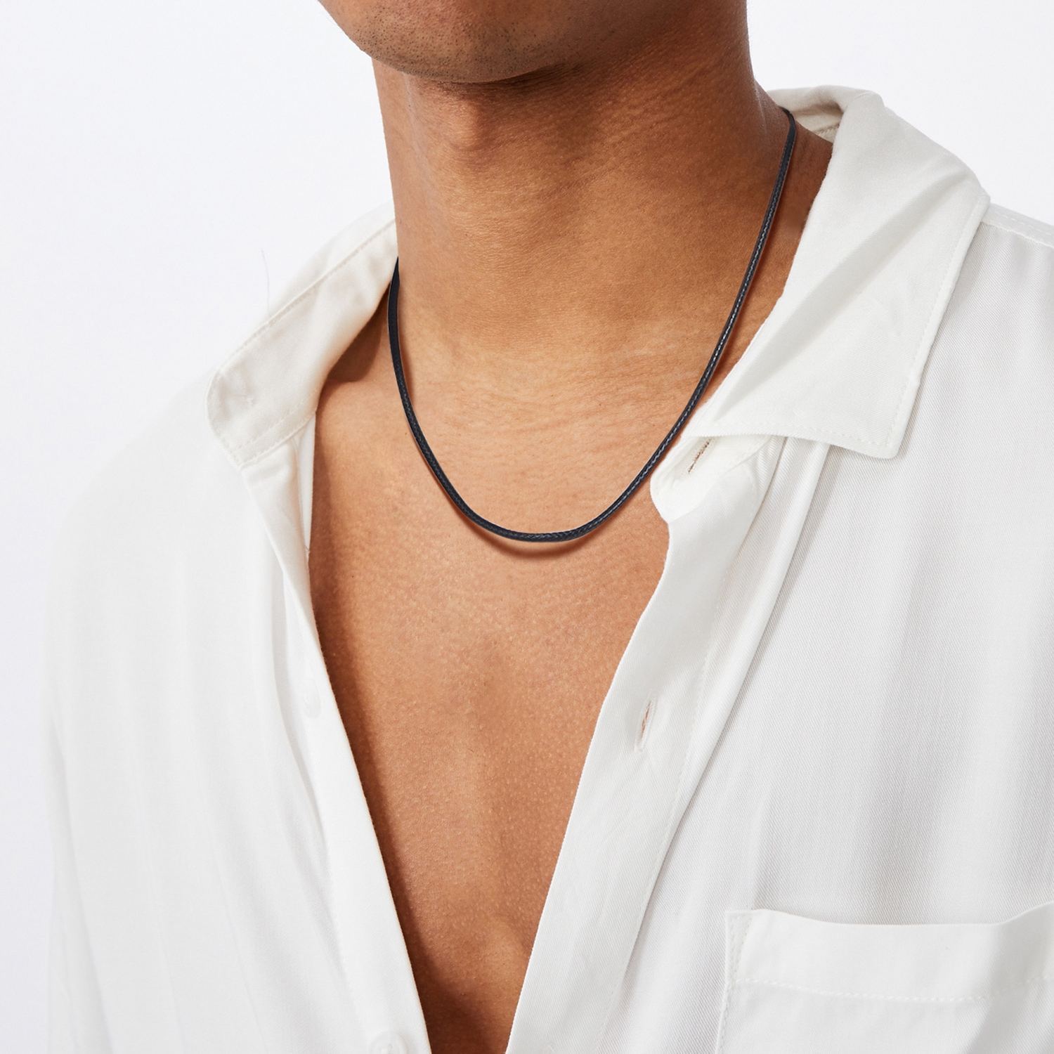 Mens String Rope Necklace