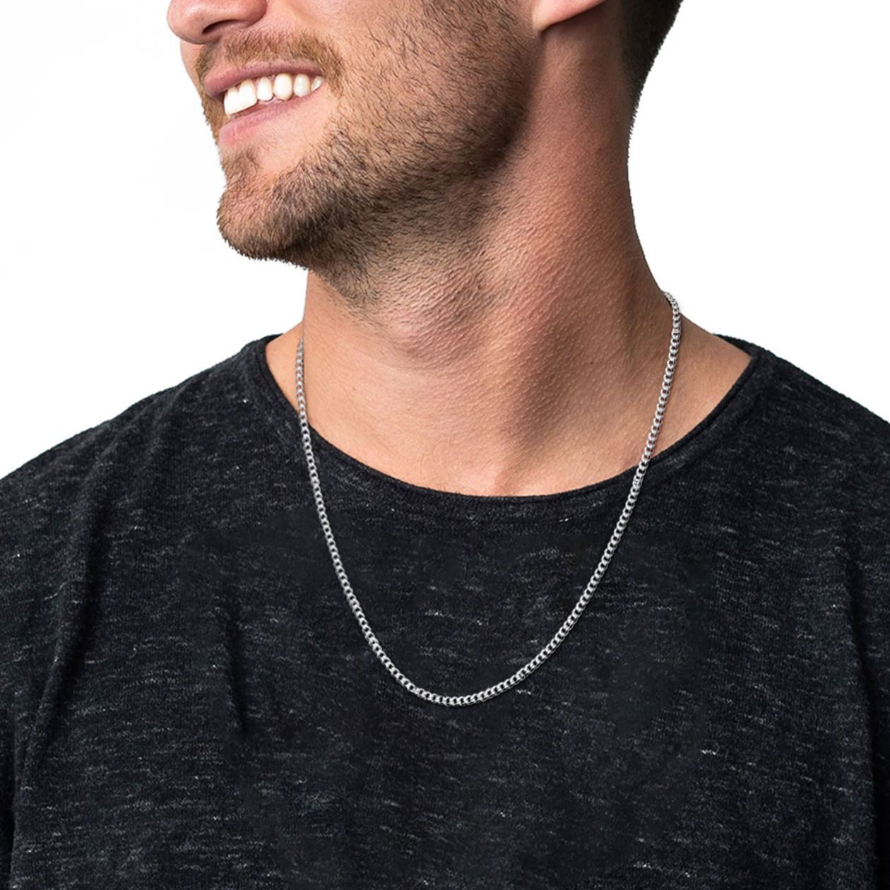 925 Sterling Silver Cuban Chain 