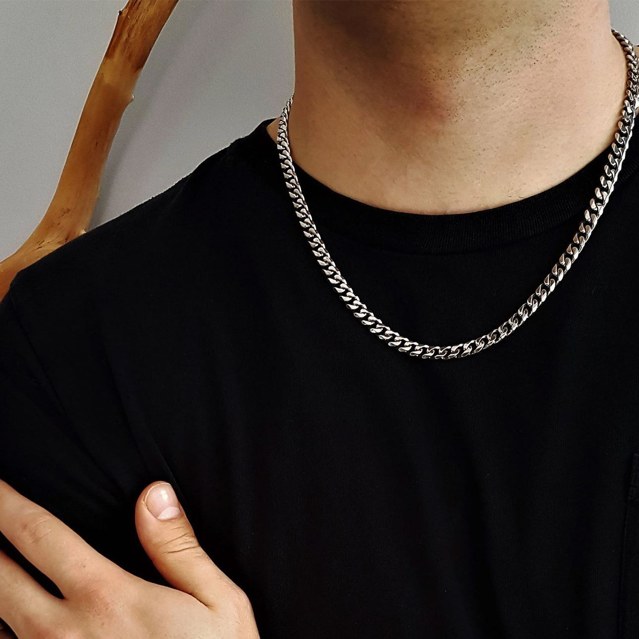 Thick Stainless Steel Miami Curb Chain