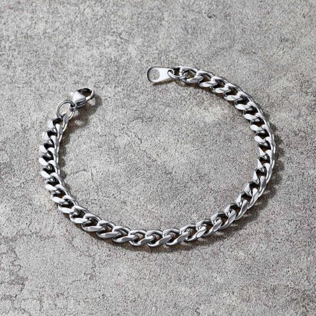 Cuban Link Stainless Steel Bracelets for Men