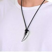 Shark Tooth Pendant with Leather Cord