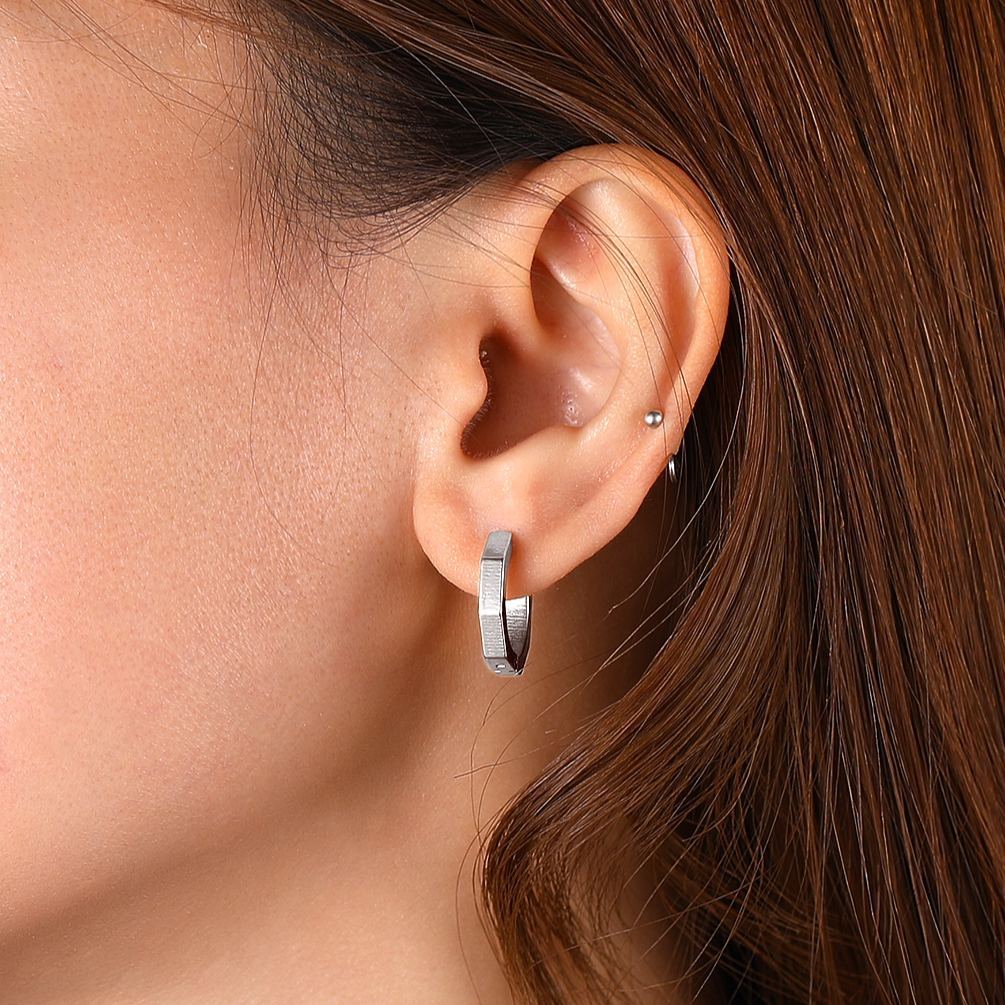 Chunky Earrings for Men Women
