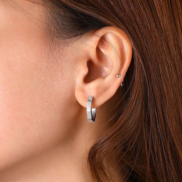 Chunky Earrings for Men Women