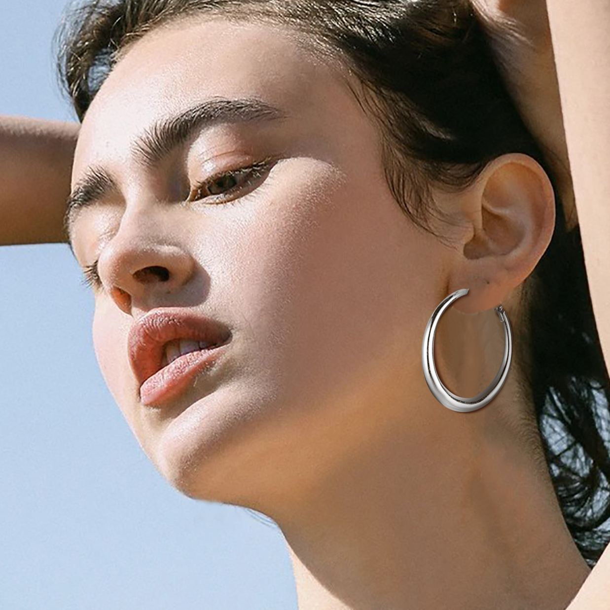 40mm Women's Hoop Earrings