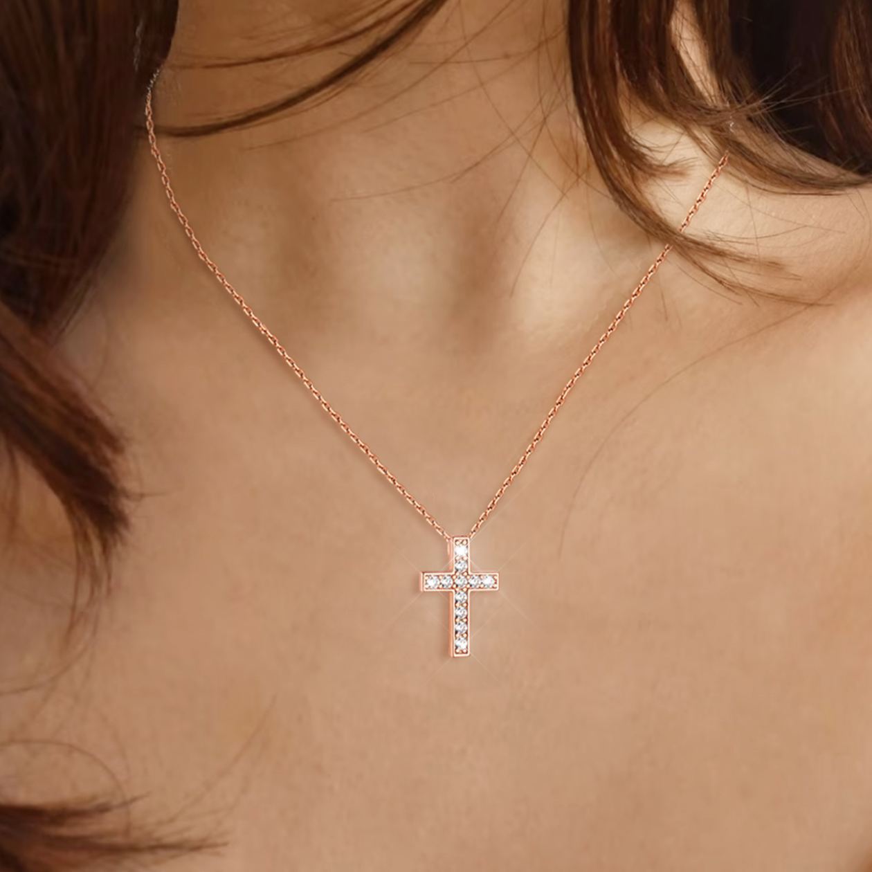 Sterling Silver Cross Necklace