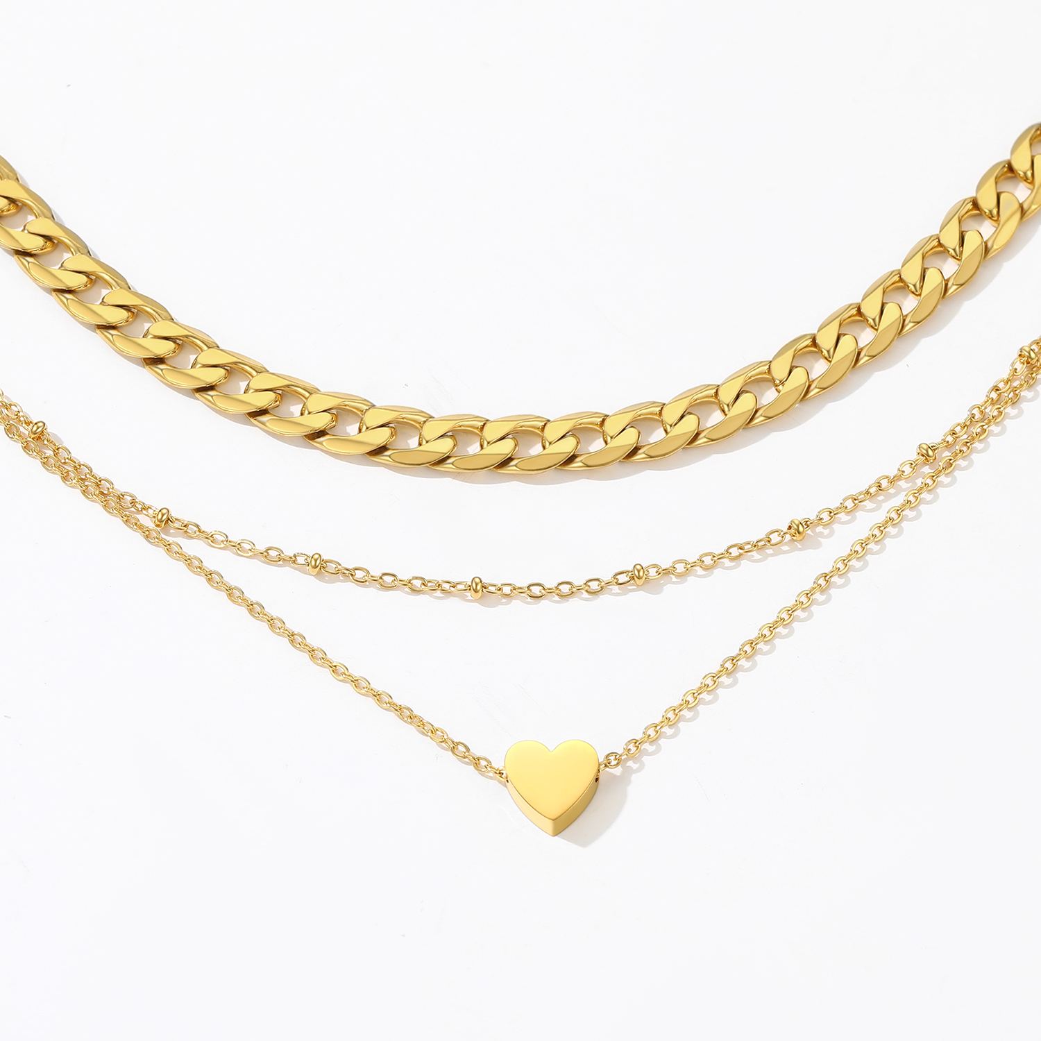 Cuban Link Gold Planted Anklets 