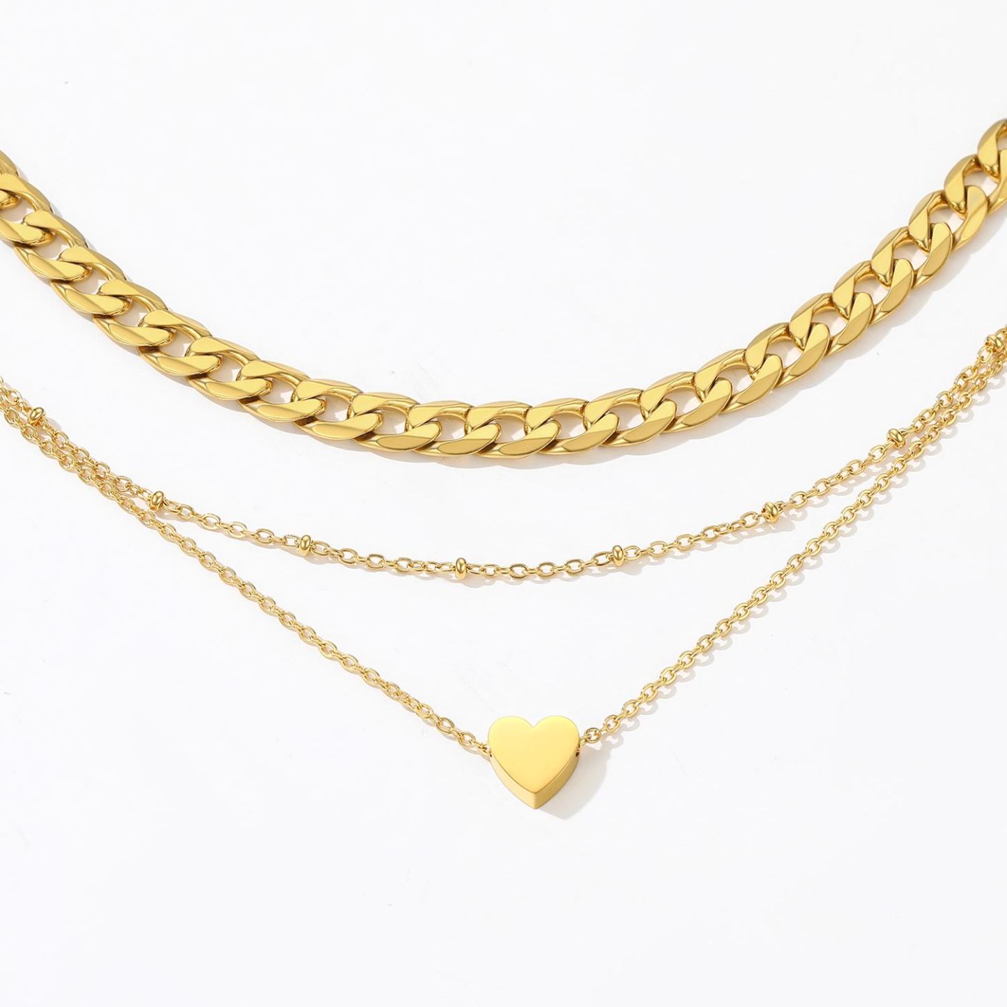 Cuban Link Gold Planted Anklets