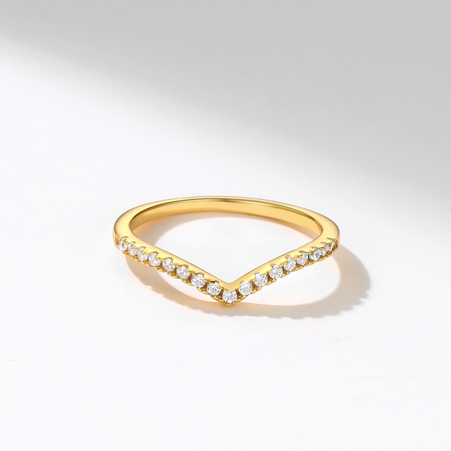 Wishbone Ring for Women Size 8 