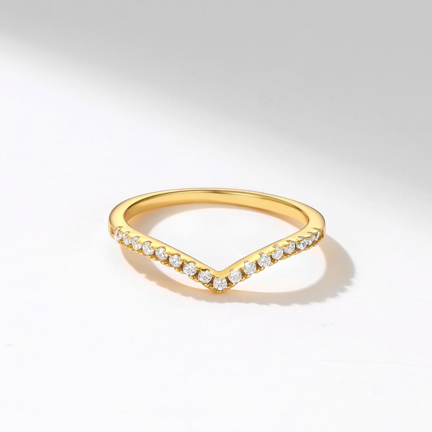 Wishbone Ring for Women Size 8 