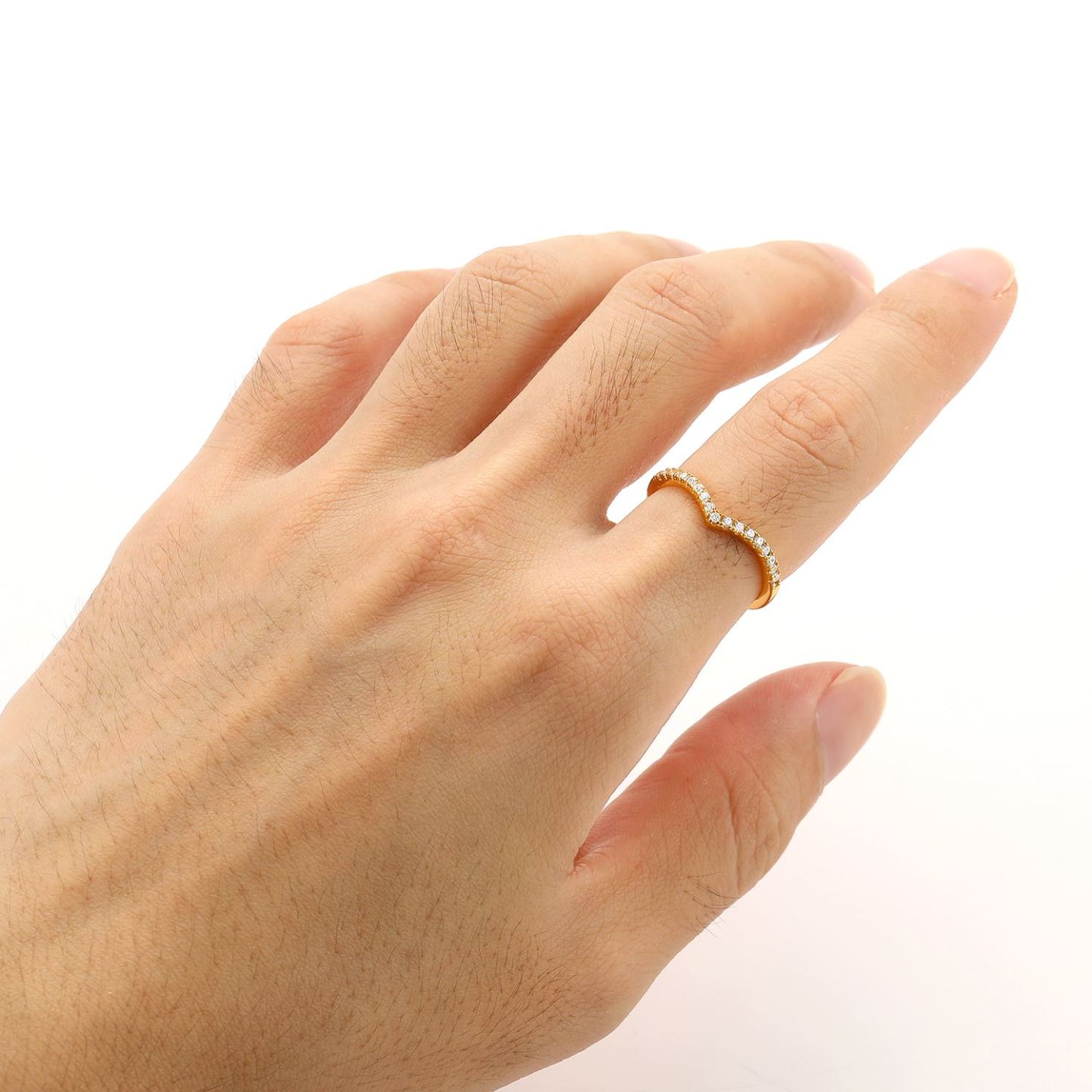 Wishbone Ring for Women Size 8 