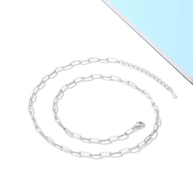 Rose Gold Paperclip Necklace