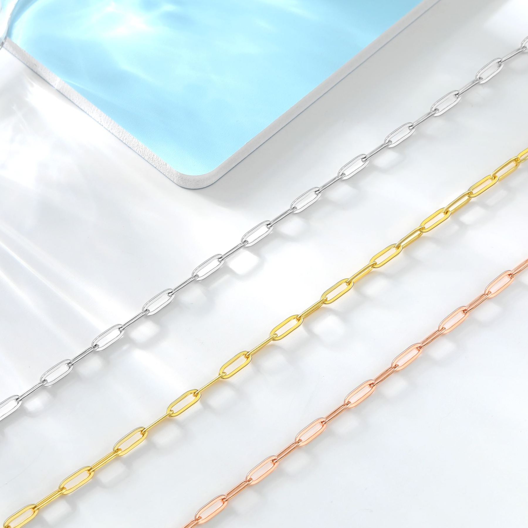 Rose Gold Paperclip Necklace
