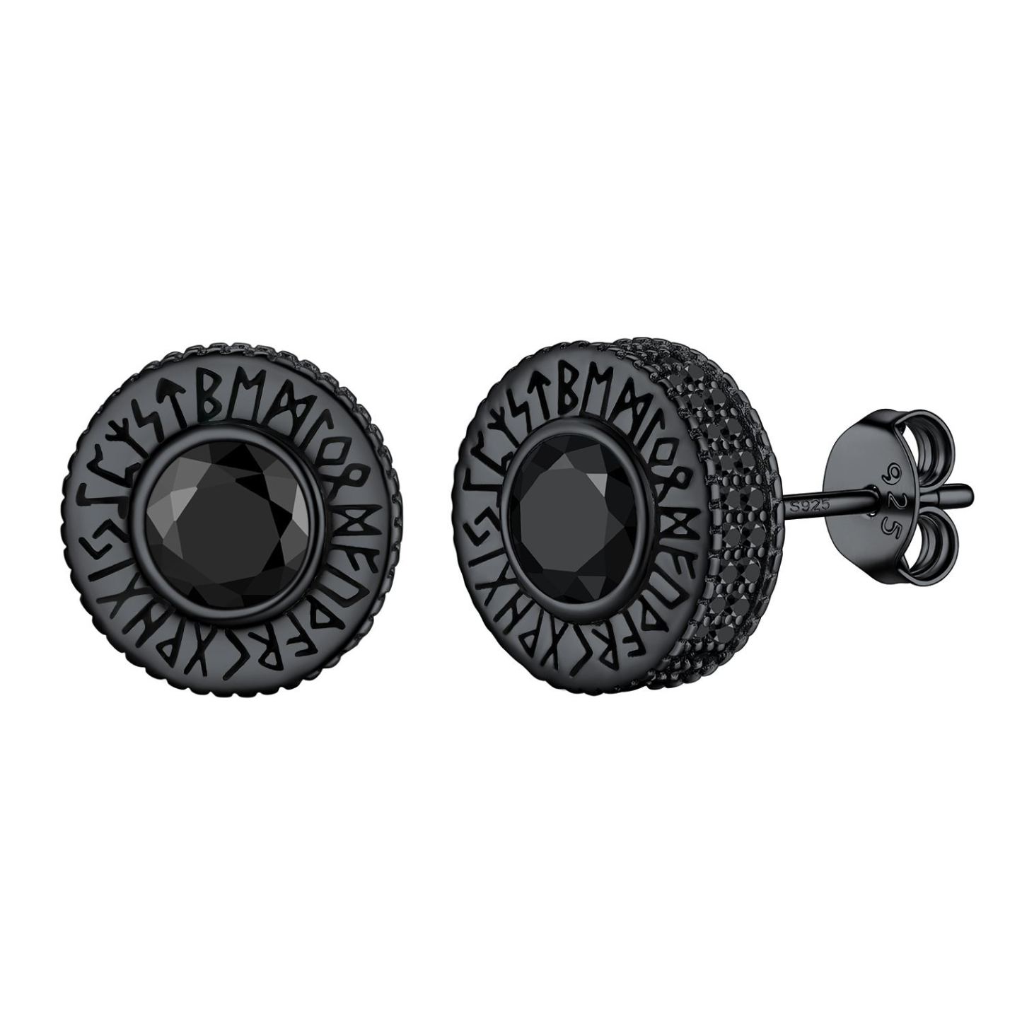 Black Cubic Zirconia Earrings