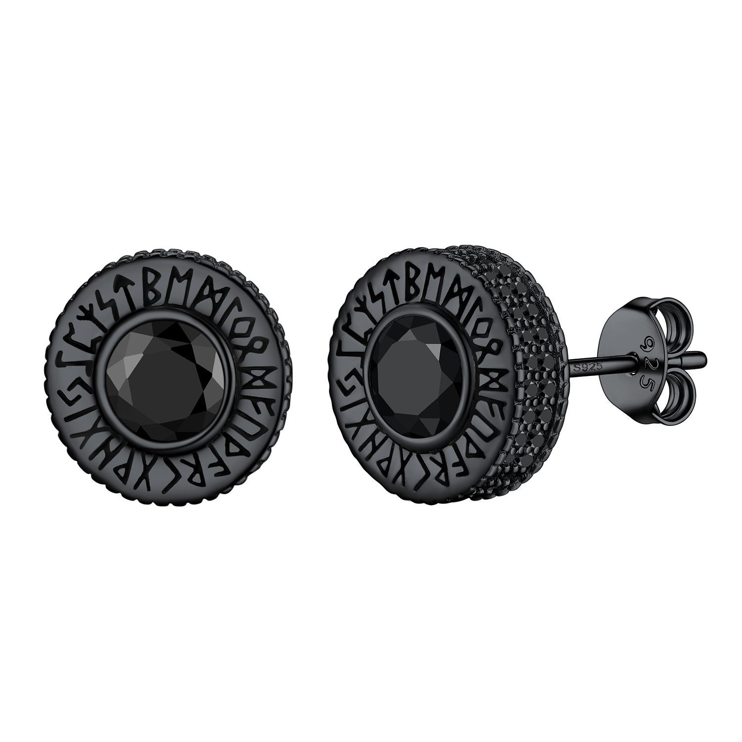 Black Cubic Zirconia Earrings