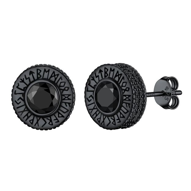 Black Cubic Zirconia Earrings