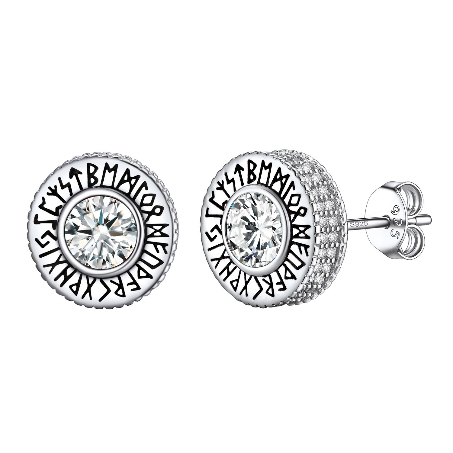 Black Cubic Zirconia Earrings