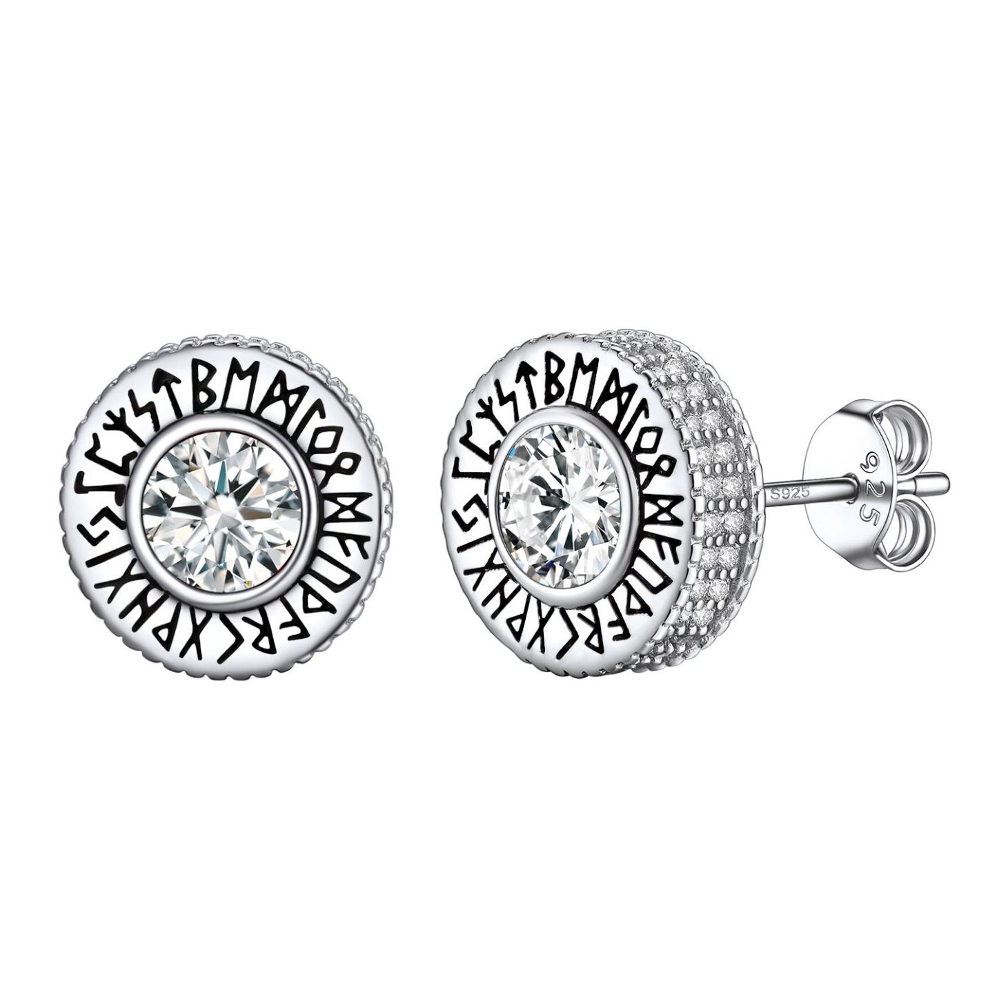 Black Cubic Zirconia Earrings