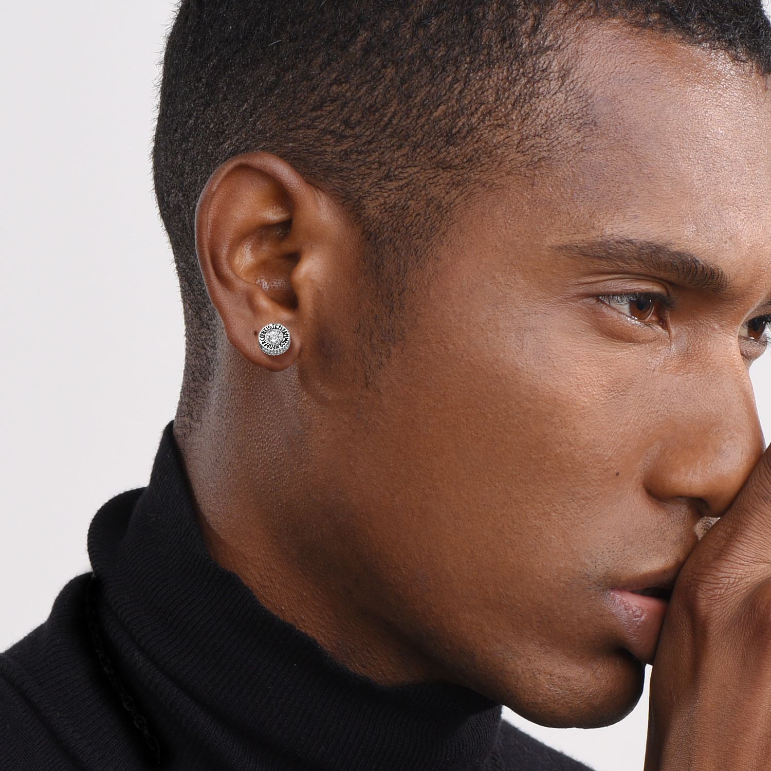 Black Cubic Zirconia Earrings