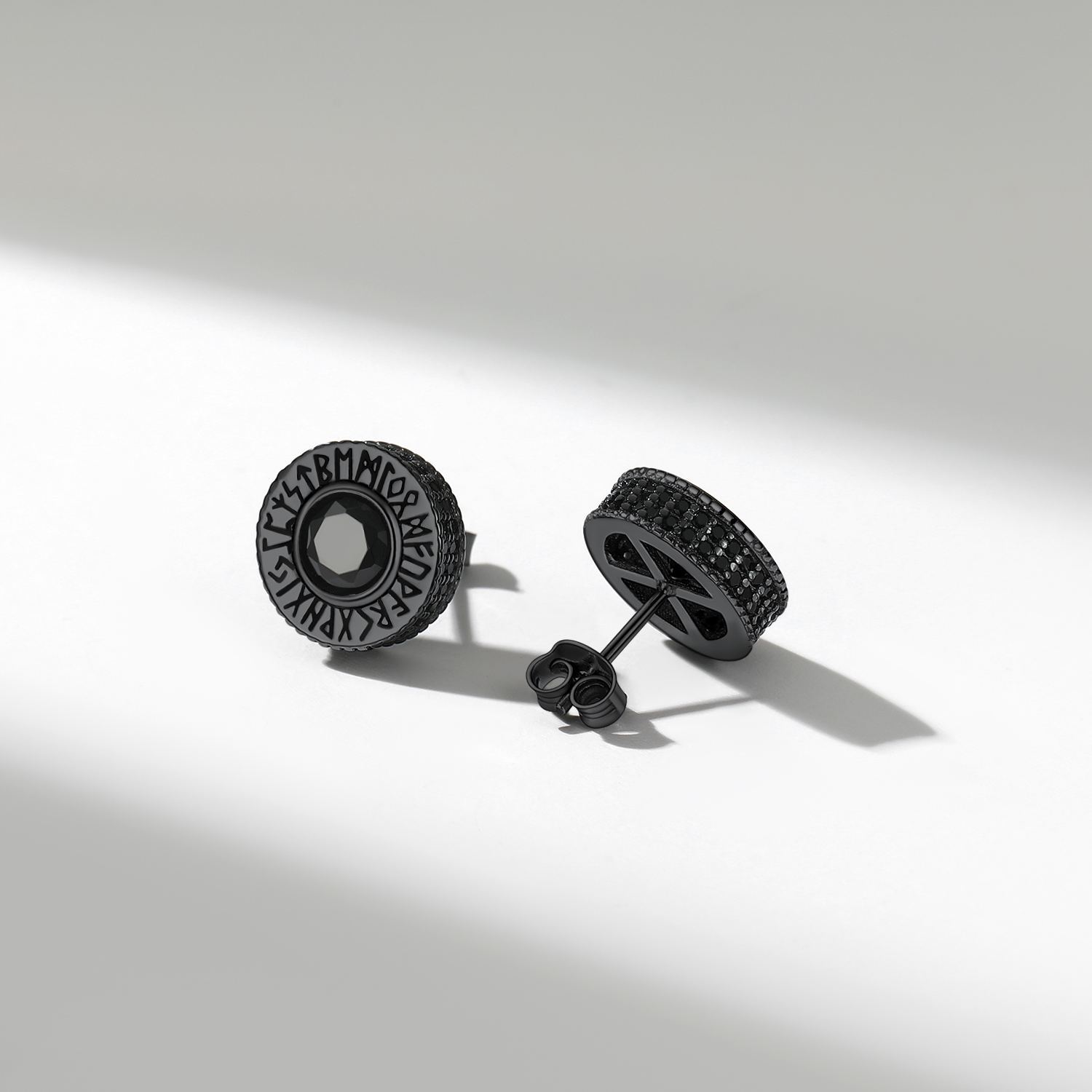 Black Cubic Zirconia Earrings