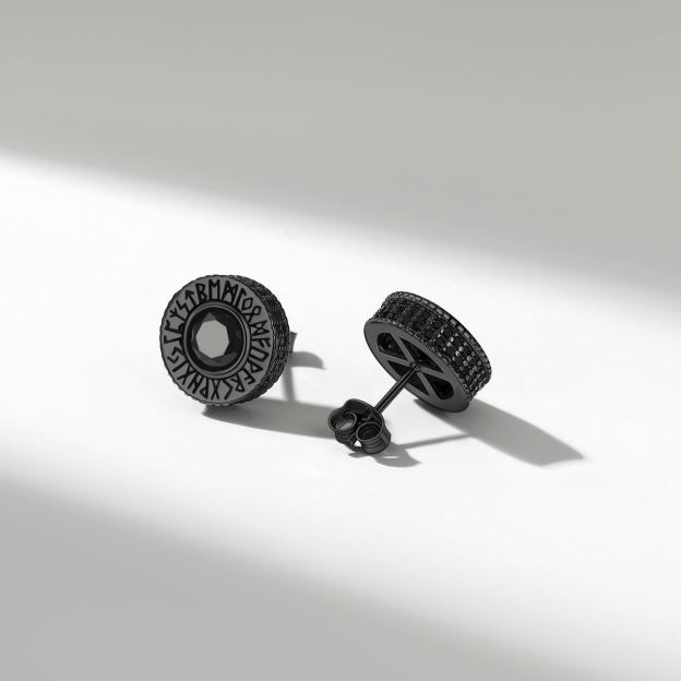 Black Cubic Zirconia Earrings
