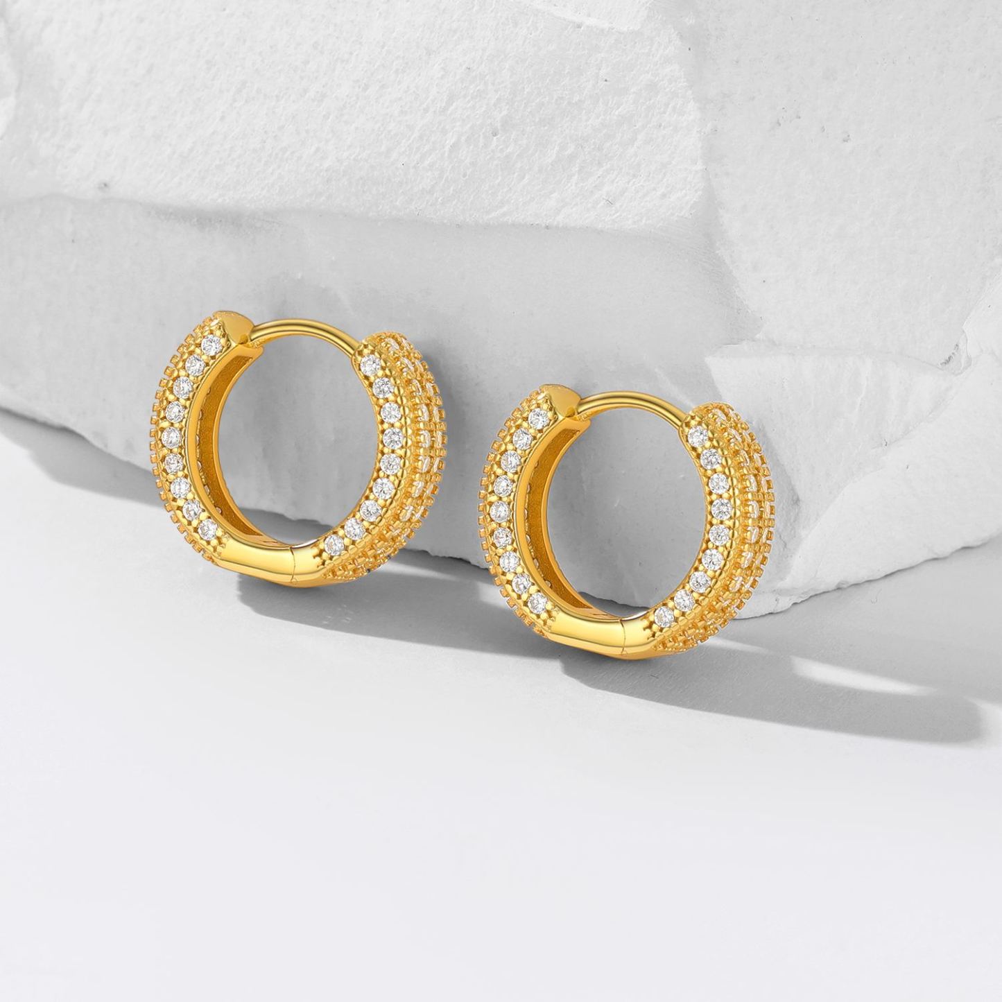 Gold Hoop Earrings for Men