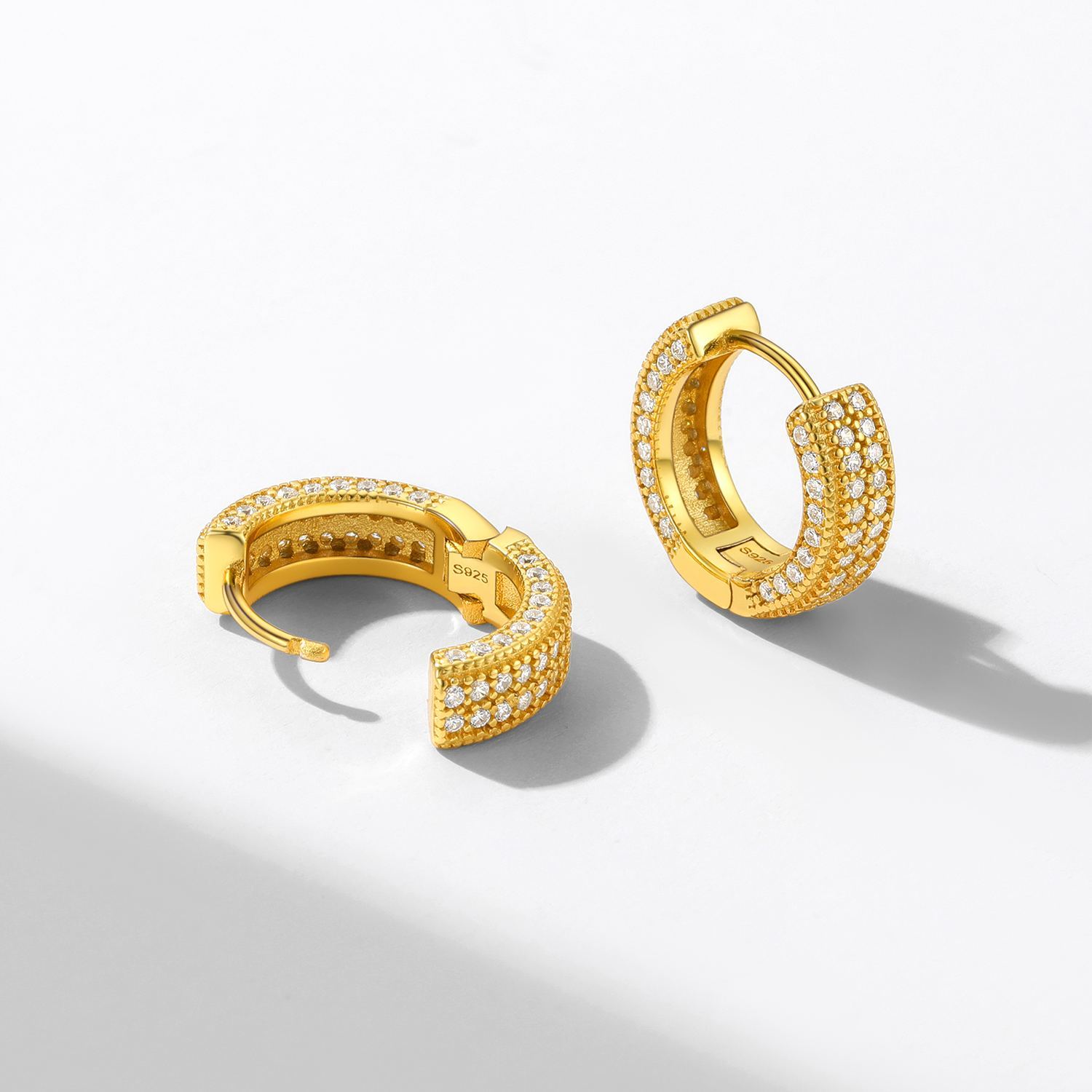 Gold Hoop Earrings for Men