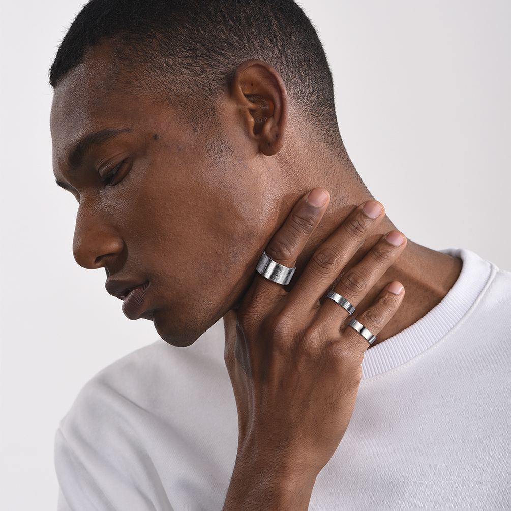 316L Stainless Steel Cuff Ring