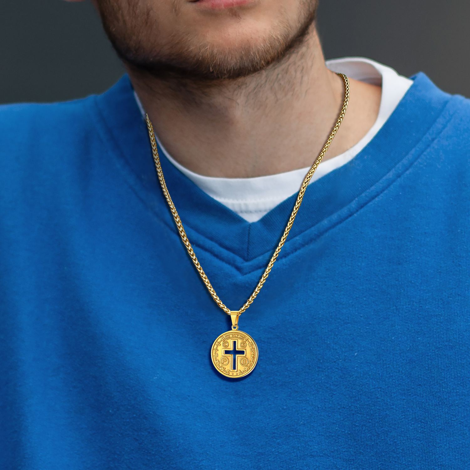 St Benedict Cross Pendant Jewelry