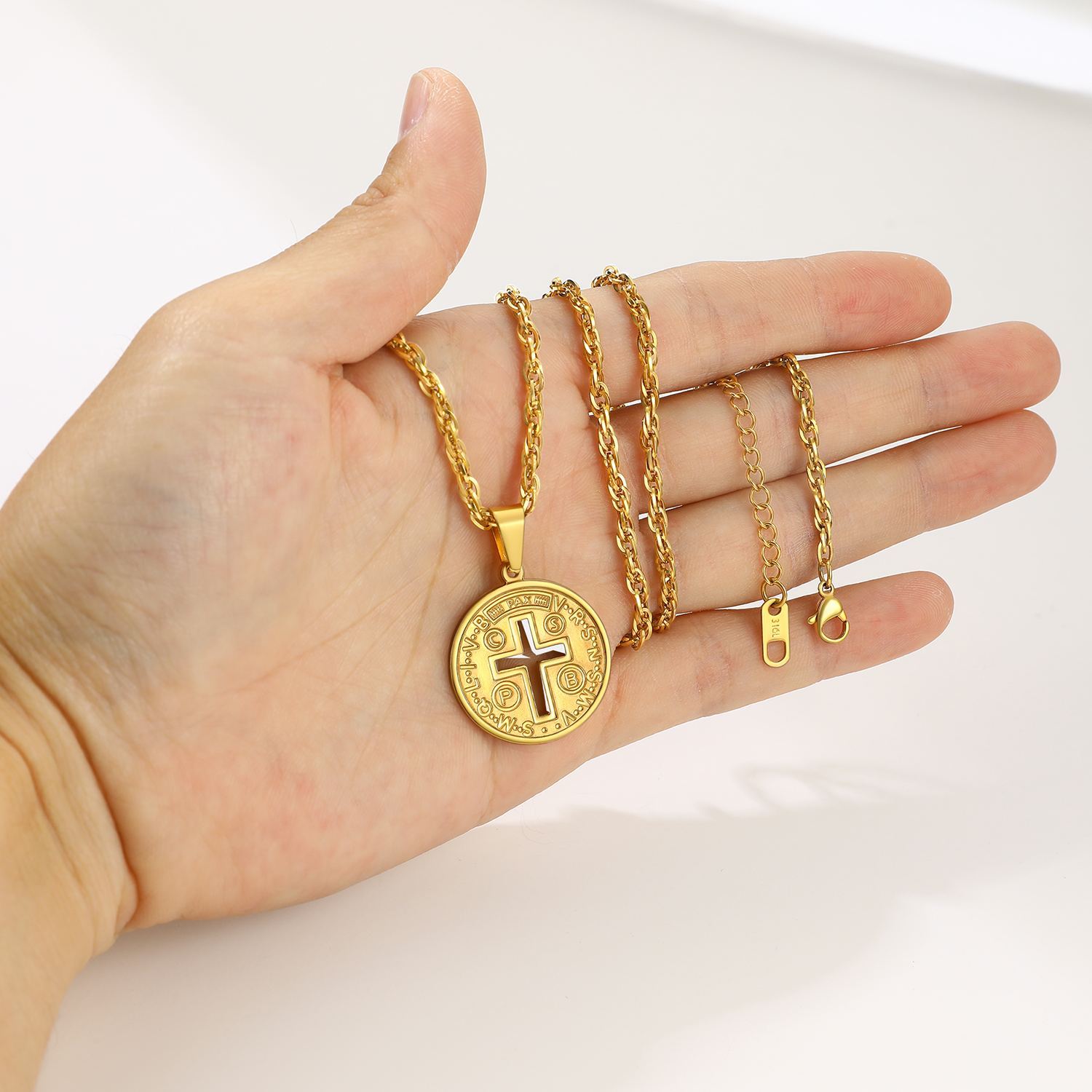 St Benedict Cross Pendant Jewelry