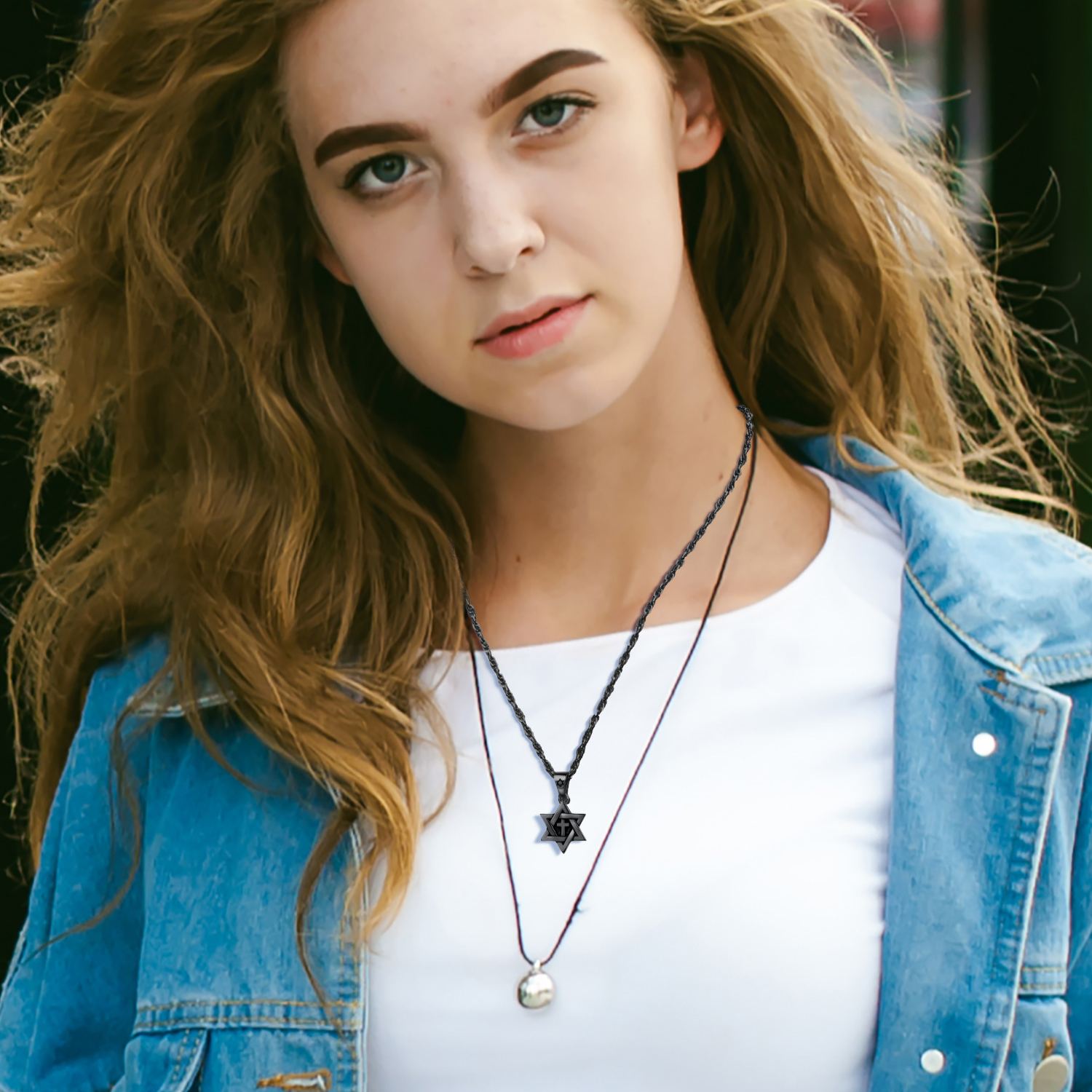 Jewish Stainless Steel Necklace