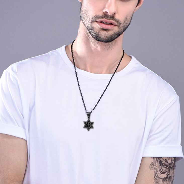 Jewish Stainless Steel Necklace